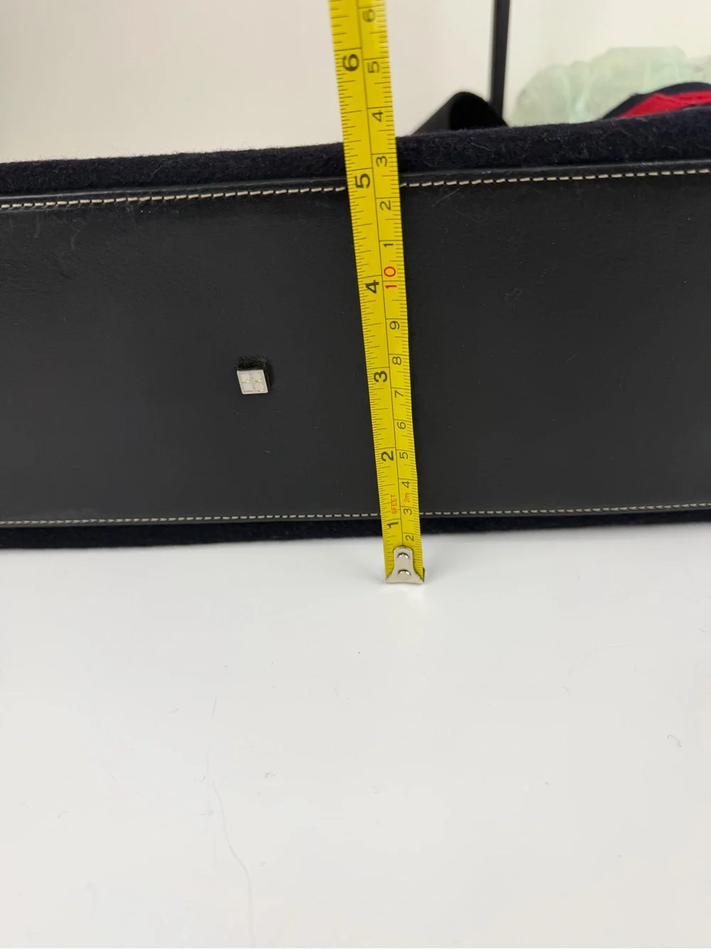 Kate Spade New York Red & Black Striped Baby Tote Diaper Bag